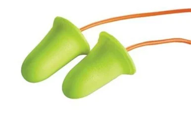 E-a-r E-a-rsoft Fx Corded Earplugs - Foam, Polyurethane, Vinyl Cord - 200/ Box - Yellow (mmm-3121260)