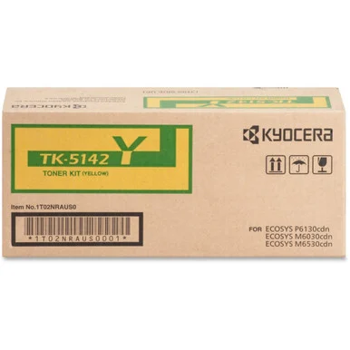 Kyocera TK-5142Y Original Toner Cartridge - Yellow (1t02nraus0)