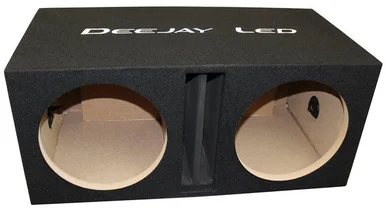Deejay LED BASS15DUALVENTED Super Bass 15-inch Vented Empty Subwoofer Enclosure