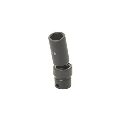 Grey Pneumatic 1017UMD 3/8" Drive Deep Metric Universal Impact Socket 17mm