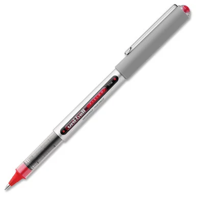 Uni-ball Vision Rollerball Pen - Fine Pen Point Type - 0.7 Mm Pen Point Size - Red Ink - 1 Each (san-60139)
