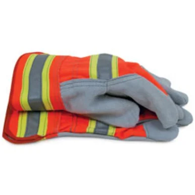Blackcanyon Outfitters 702705L Glove Prem Split Cowhide Lthr Palm Hivis