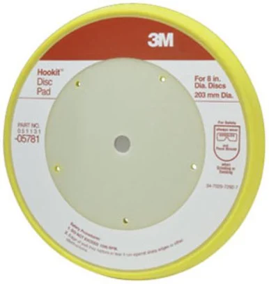3m 3M-5781 Hookit Disc Pad 05781, 8"