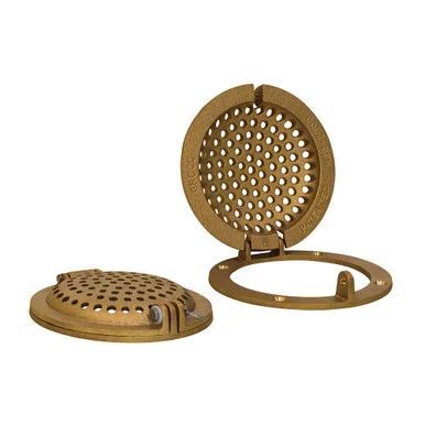 Groco RSC-1000 Bronze Round Hull Strainer W/access Door F/up To 1" Thru-hull