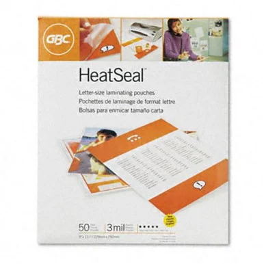Gbc Heatseal Ultraclear Thermal Laminating Pouch - 50 / Pack - Clear (3745690)