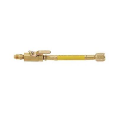 Mastercool MSC-90264 Yellow 1/4" X 1/4" Straight Manual Shut-off Valve