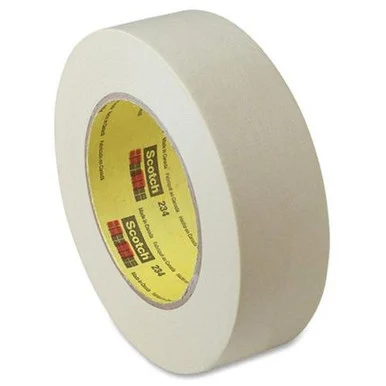 Scotch General Purpose Masking Tape - 1.50" Width X 60 Yd Length - 3" Core - 1 / Roll - Cream (MMM234112)