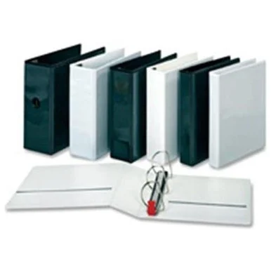 Sparco Locking D Ring Binder - Letter - 8.50" X 11" - D-ring Fastener - 1.50" Binder Fastener Capacity - 4 Pockets - Polypropylene - Black - 1 Each (SPR26958)