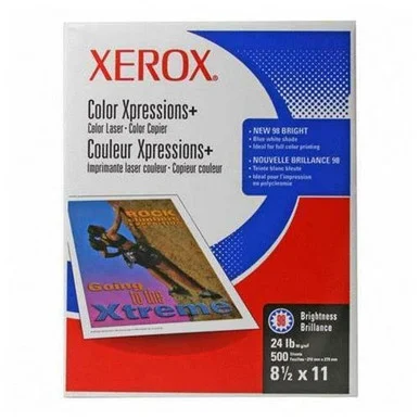 Xerox Color Xpressions+ Copy Paper - Letter - 8.50" X 11" - 24 Lb - Smooth - 98 Brightness - White (3R11540)