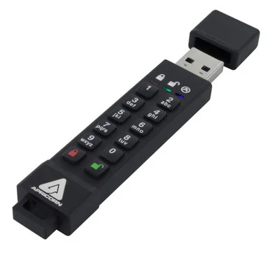 Apricorn 64GB Aegis Secure Key 3z USB 3.1 Flash Drive ASK3Z64GB