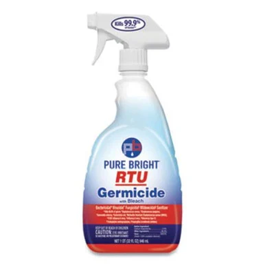 Kik Corp 21598638591 Liquid Bleach, Fresh Scent, 32 Oz Spray Bottle, 9/carton