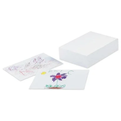 Pacon Ecology Recycled Drawing Paper - 500 Sheet - 60 Lb - 9" X 12" - 500 / Ream - White Paper (PAC4719)