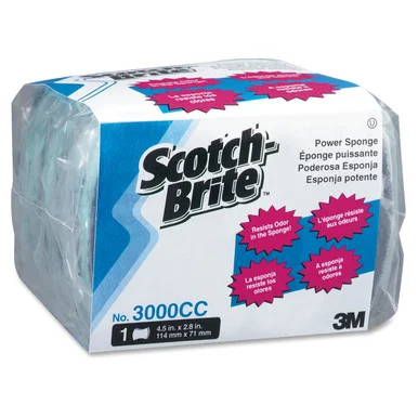 Scotch-brite Power Pads - 0.7" Height X 4.5" Width X 2.8" Depth - 60/carton (3000ccct)