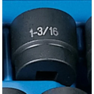 Grey Pneumatic 2038R 1/2" Drive X 1-3/16" Standard Socket 2038R_45