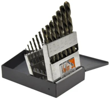 R.w. Thompson Inc 15KK6 15 Piece Left Hand Jobber Length Drill Bit Set - KnKut Performance