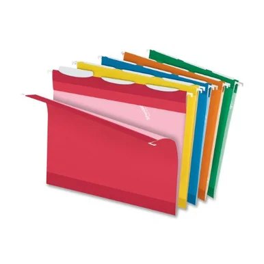 Esselte Readytab Hanging File Folder - Letter - 8.50" X 11" - 1/3 Tab Cut - Assorted - 25 / Box (ESS42621)