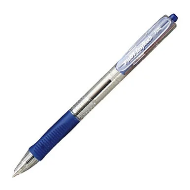 Pilot Easytouch Retractable Pen - 0.7 Mm Pen Point Size - Blue Ink - Clear Barrel - 12 / Dozen (32211)