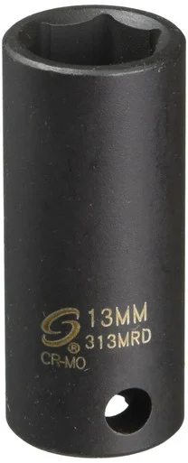 Sunex Tool 313MRD 3/8" Dr 13mm Semi-deep Impact Socket