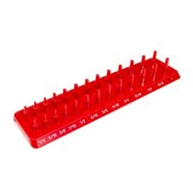 Mechanics Time Saver PSH25M-RED Mechanic's Time Savers 1/4 In. Metric Peg Socket Holder, Red