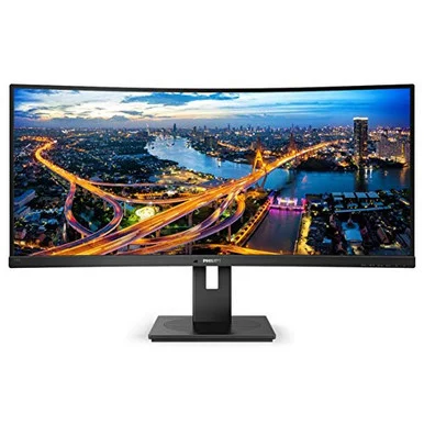 Philips Ultrawide 346B1C 34" WQHD Curved Screen WLED LCD Monitor - 21:9 - Textured Black