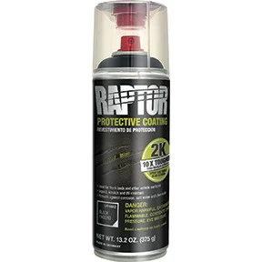 Upol Products UPL-UP4883 Raptor 2k Bedliner Aerosol, Black