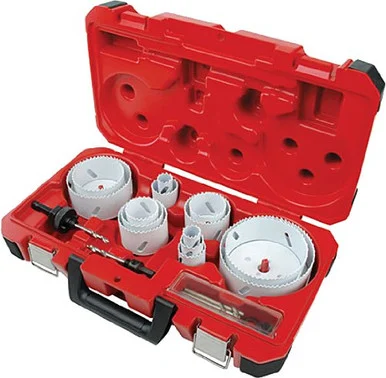 Milwaukee Electric Tools 49-22-4105 Milwaukee 19-piece Hole Dozer Master Electrician Ft.s Ice Hardened Hole Saw Kit