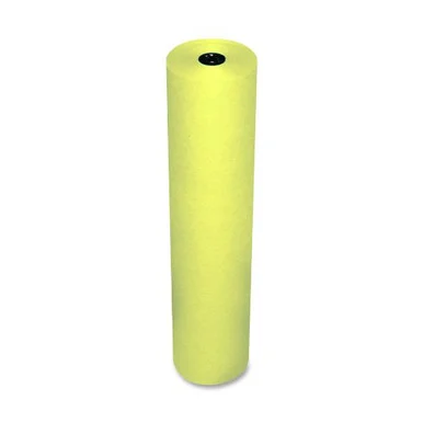 Pacon Rainbow Colored Kraft Paper Roll - 36" X 1000 Ft - Yellow (PAC63080)