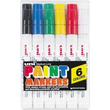 Uni-Ball Uni-Paint Oil-Base Medium Line Markers (san-63630)