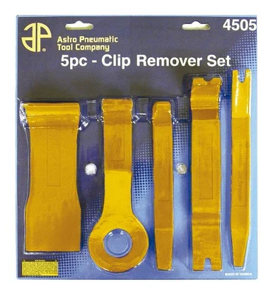 Astro Pneumatic 4505 Astro Clip, Fastener And Molding Remover 5-piece Set