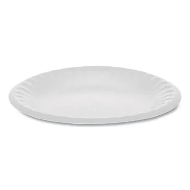 Pactive YTH100060000 Laminated Foam Dinnerware, Plate, 6" Diameter, White, 1,000/carton
