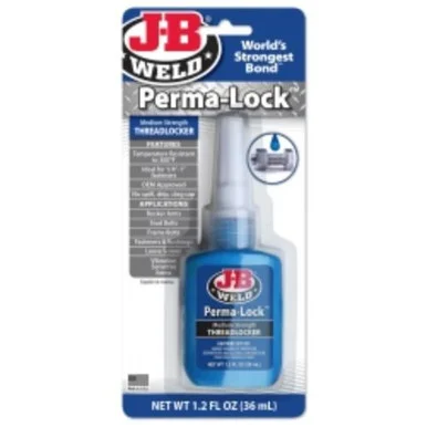 J B Weld 24236 J-b Weld 24236 Perma-lock Medium Strength Threadlocker - Blue - 36 Ml.