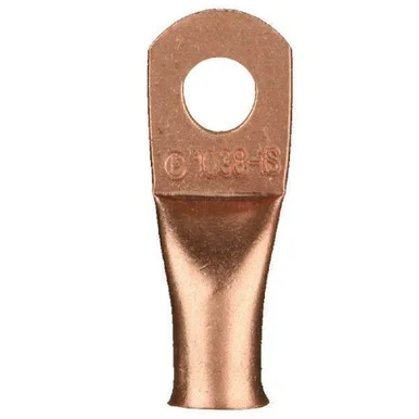 Metra Copper Uninsulated Ring Terminal 4 Gauge 5/16 Inch - 25 Pack - 1 X Ring Terminal (cur4516)