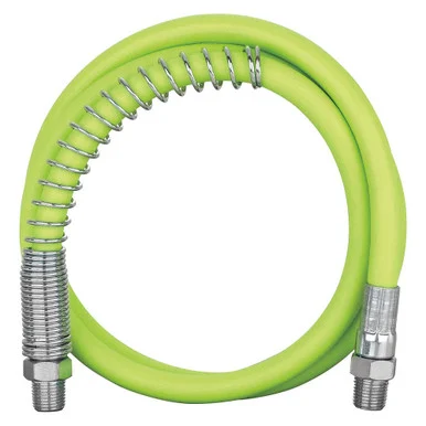 Flexzilla L2965FZSP Grease Hose 1/8in X 36in 1/8in Mnpt Ends Spring Guard - Legacy Manufacturing