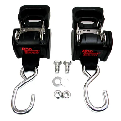 Rod Saver SSRT40 Stainless Steel Retractable Transom Tie-down - 40" - Pair