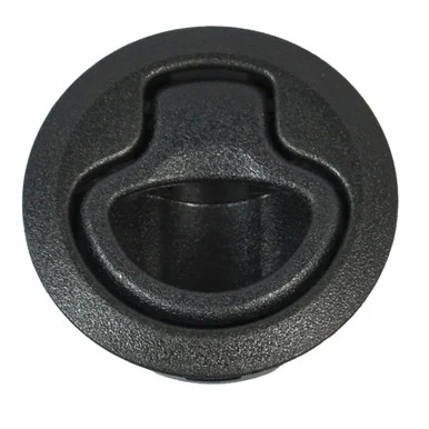 Southco M1-63 Flush Pull Latch - Pull To Open - Non-locking Black Plastic