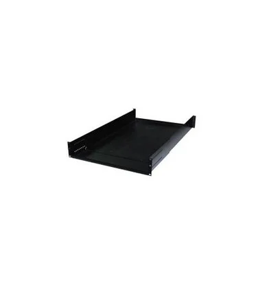 Icc Rack Shelf, 4 Post Adjustable, 2 Rms - 19" 2u Wide Rack-mountable For Ups, Lan Switch - Black Powder Coat (iccmsras30)