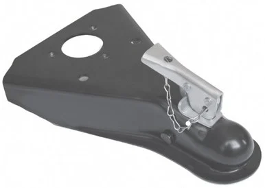 Husky Towing Weld On To50 Deg Angle Frames 5K Gross Wt Cap 2" Ball Wedge Latch & Chain Black 87077 87077_68
