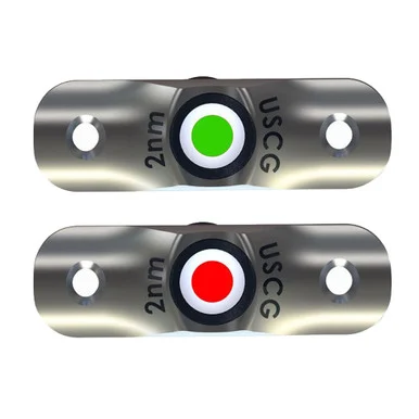 Taco Metals F38-6800D Taco Rub Rail Mounted Led Navigation Light Set - 2-1/2"