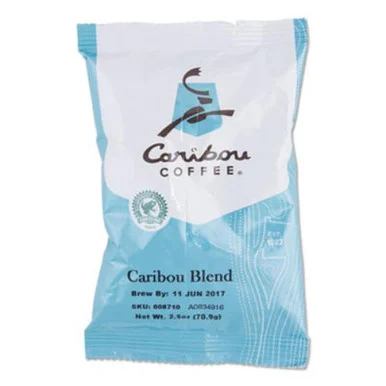 Caribou Coffee Company 008710 Caribou Blend Ground Coffee, 2.5 Oz, 18/carton