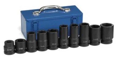 Grey Pneumatic Corp. 9151 1" Drive 10 Piece Heavy Duty Truck Set 9151_45