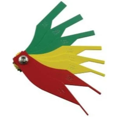 K Tool International KTI70150 Brake Lining Thickness Gauge, 8 Hd Steel Gauges