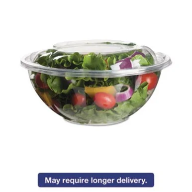 Eco Products EPSB24 Renewable & Compostable Salad Bowls W/ Lids - 24oz., 50/pk, 3 Pk/ct