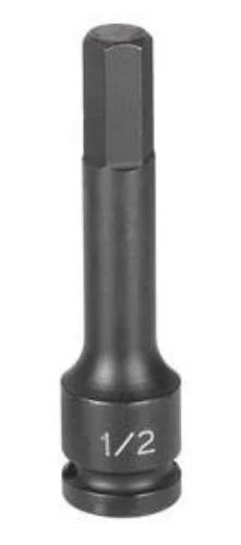 Grey Pneumatic 29144M 1/2" Drive X 14mm Hex Driver 4" Length