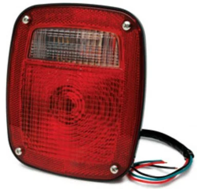 Roadpro Lights Lenses RP-5402 6-3/4 .in X 5-3/4 .in Tail Tail Light A