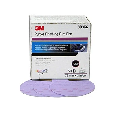 3m 3M-30366 3" P2000 Hookit Film