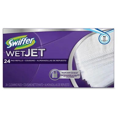 Swiffer Wetjet Cleang Pad Refill - Pad - 96 / Carton - Green (08443ct)