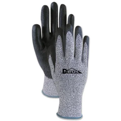 Boardwalk GPD53010 Palm Coated Hppe Gloves, Salt & Pepper/black, Size 10 (x-large), Dozen