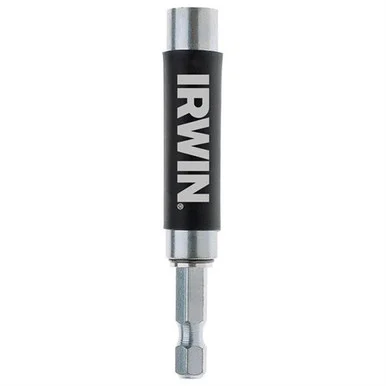 Hanson 3555531C Standard Magnetic Screw Guide, 7-3/8", With Retractable Sleeve, 1/4" Hex Shank, For 1/4" Bits
