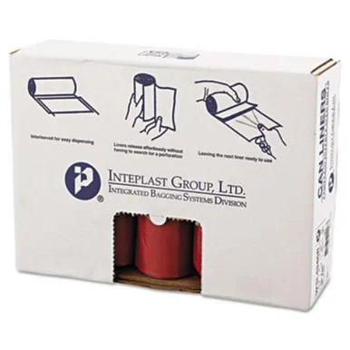 Integrated Bagging Systems SL4046R Low-density Can Liner, 40 X 46, 45gal, 1.3mil, Red, 20/roll, 5 Rolls/carton