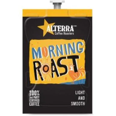 Mars Drinks Alterra Morning Roast Coffee - Compatible With Flavia - Caffeinated - Morning Blend - Light - 100 / Carton (a182)